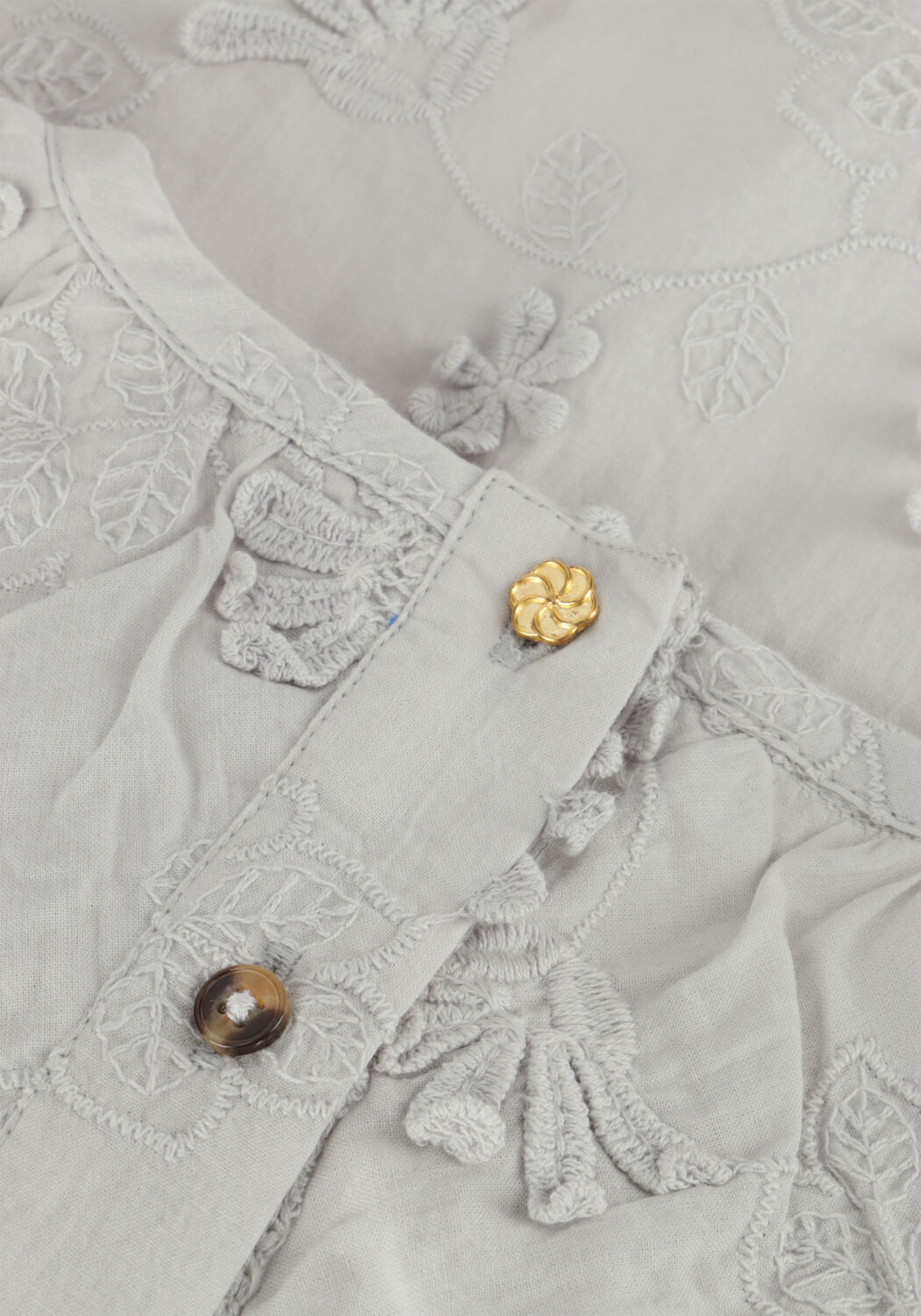 Lichtgrijze BAJE STUDIO Blouses FLOR - large