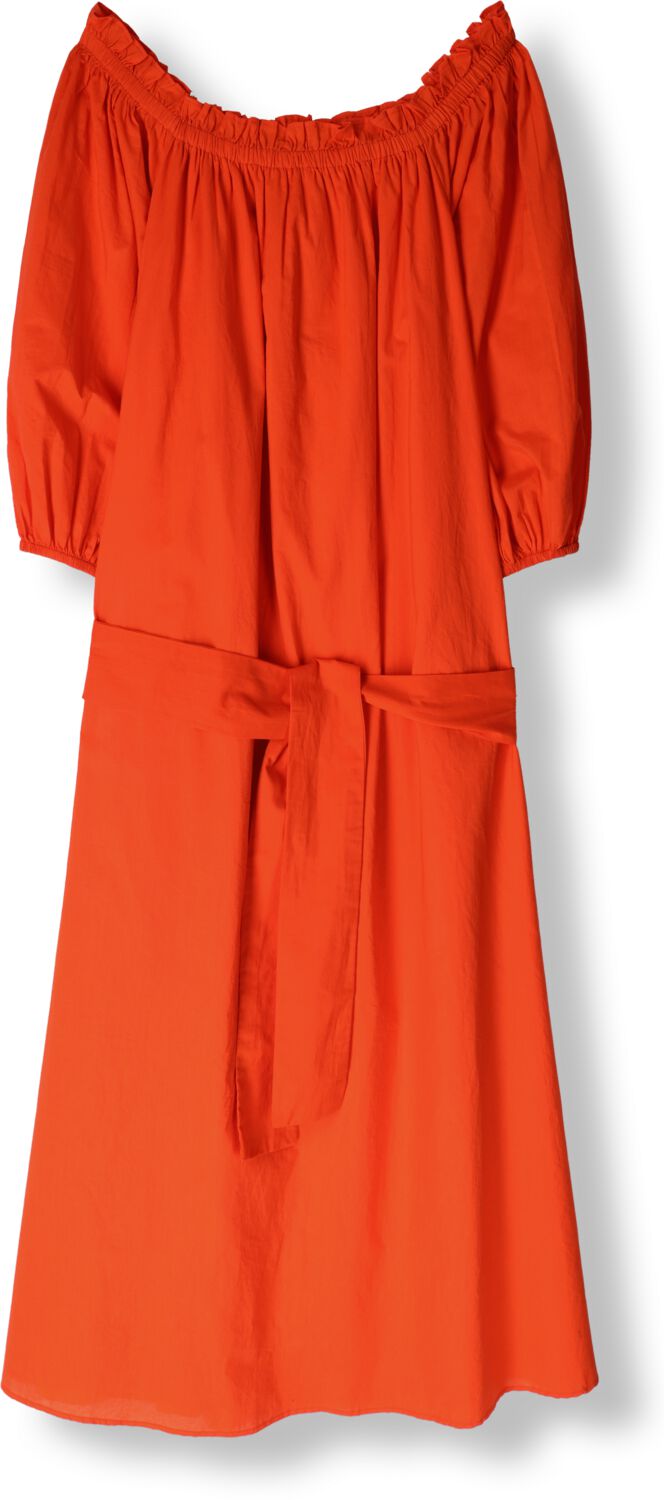 NOTRE-V Dames Jurken Nv-danya Off Shoulder Dress Oranje