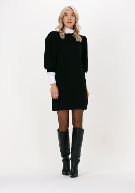 Zwarte MINUS Mini jurk MIKA 3/4 SLEEVE SWEAT DRESS - large