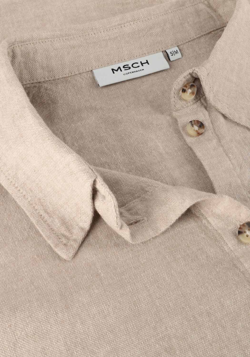 Zand MSCH COPENHAGEN Blouses MSCHGINIA WRAP SHIRT - large