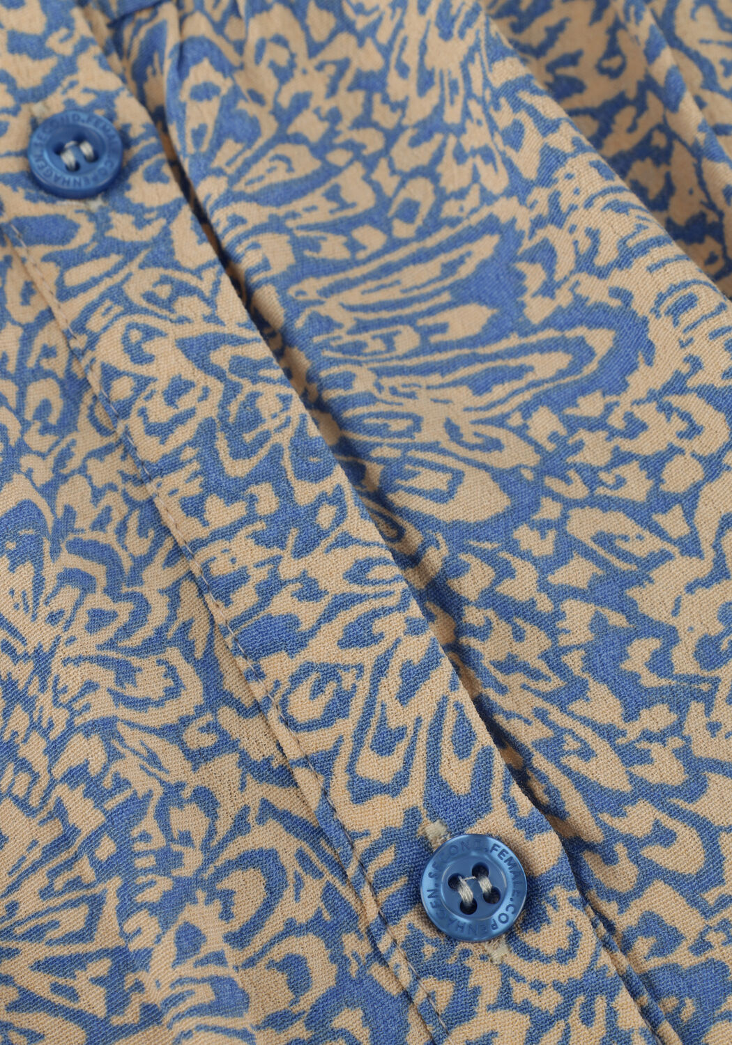 Lichtblauwe SECOND FEMALE Mini jurk GIOIA MINI DRESS - large