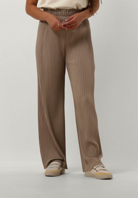 Bruine Y.A.S. Wijde broek YASALISA HW PANT - large