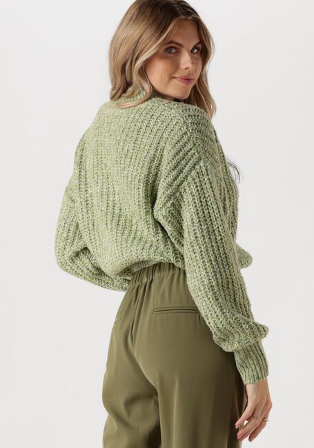 Groene ANOTHER LABEL Trui DYLAN KNITTED PULL - large