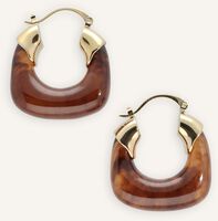 Bruine NOTRE-V Oorbellen EARRING BROWN Bruine NOTRE-V Oorbellen EARRING BROWN - medium