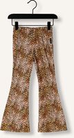Bruine DAILY BRAT Flared broek LEOPARD HEART FLARED PANTS Bruine DAILY BRAT Flared broek LEOPARD HEART FLARED PANTS - medium