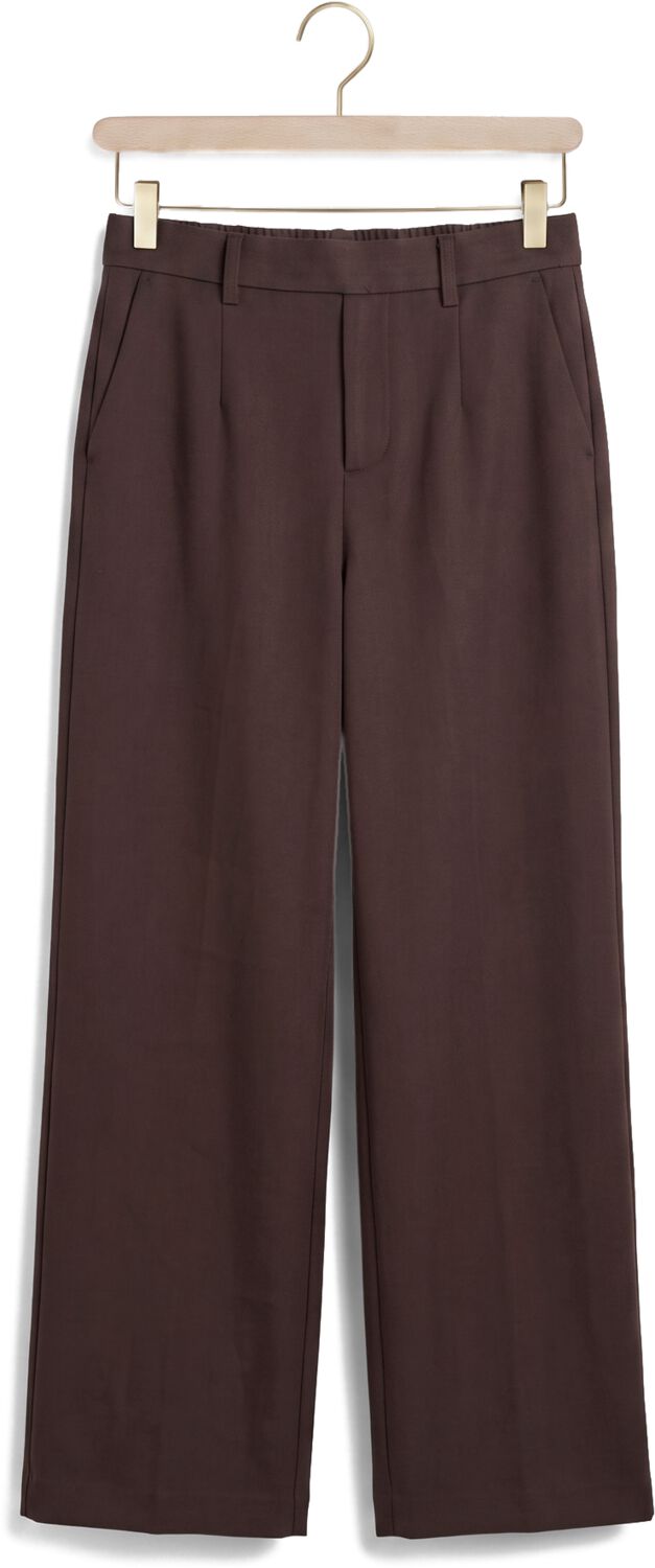 Object Dames Broeken Objlisa Wide Pant Tall - Bruin - Maat 40 TALL, foto 2