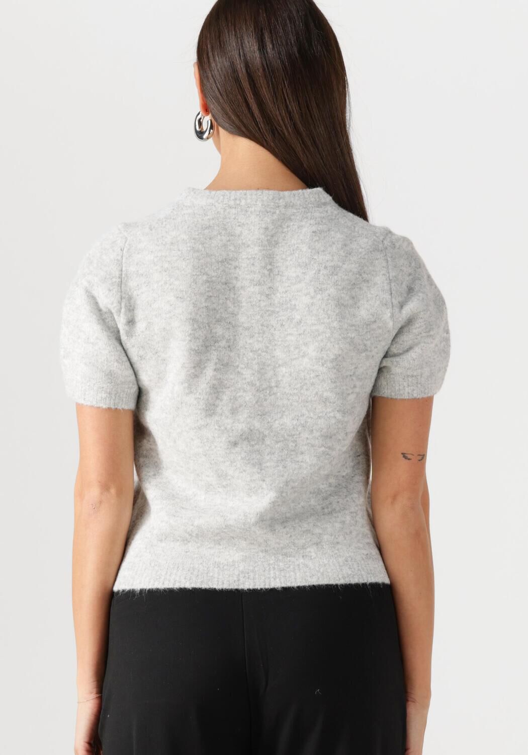 NEO NOIR Dames Truien & Vesten Mitta Knit Cardigan Lichtgrijs