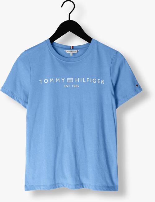 Lichtblauwe TOMMY HILFIGER T-shirt REC CORP LOGO C-NK - large