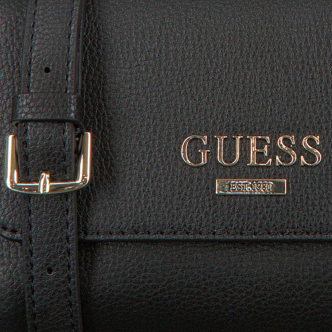 Zwarte GUESS Schoudertas ALMA MINI CROSSBODY FLAP Zwarte GUESS Schoudertas ALMA MINI CROSSBODY FLAP - large