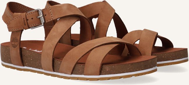 Cognac TIMBERLAND Platte sandalen MALIBU WAVES ANKLE Cognac TIMBERLAND Platte sandalen MALIBU WAVES ANKLE - large