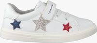 Witte TOMMY HILFIGER Lage sneakers LOW CUT LACE UP/VELCRO - medium