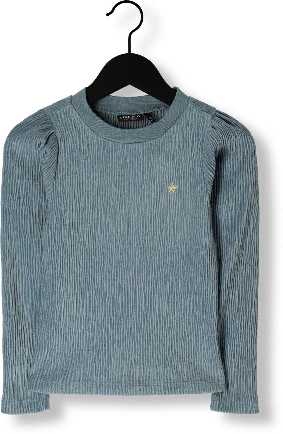LIKE FLO Meisjes Tops & T-shirts Esmay Velvet Top Blauw