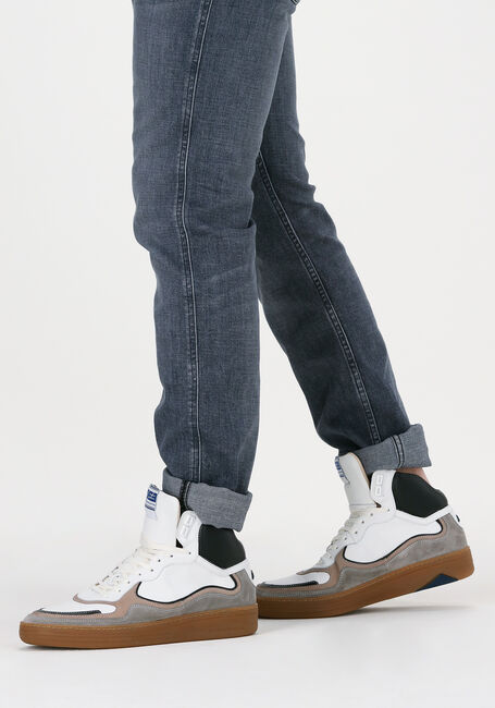 Witte FLORIS VAN BOMMEL Hoge sneakers 20371 - large