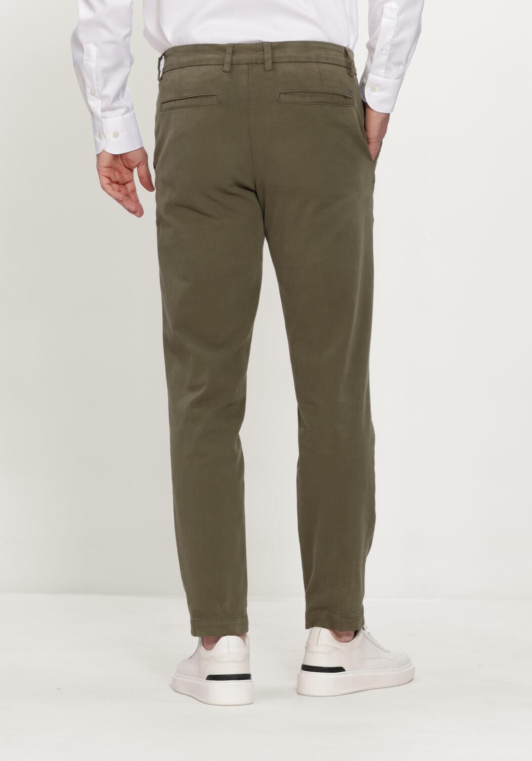 Khaki BOSS BLACK Lange broeken H-KAITON1 - large