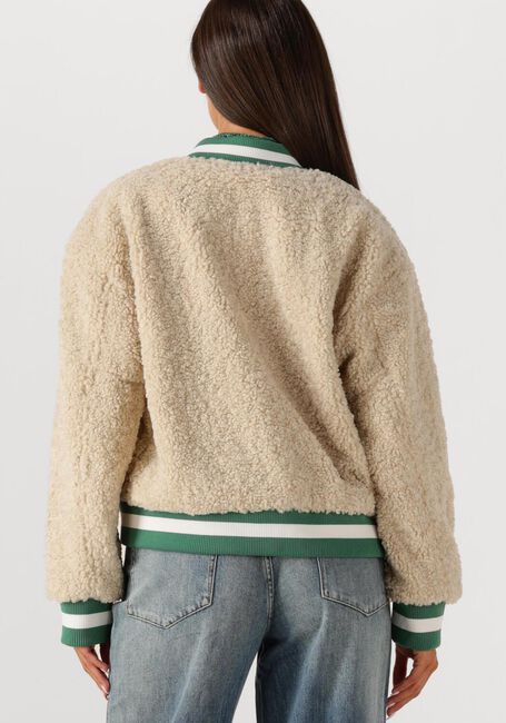 Ecru POM AMSTERDAM Jack JACKET - TEDDY BASEBALL ECRU - large