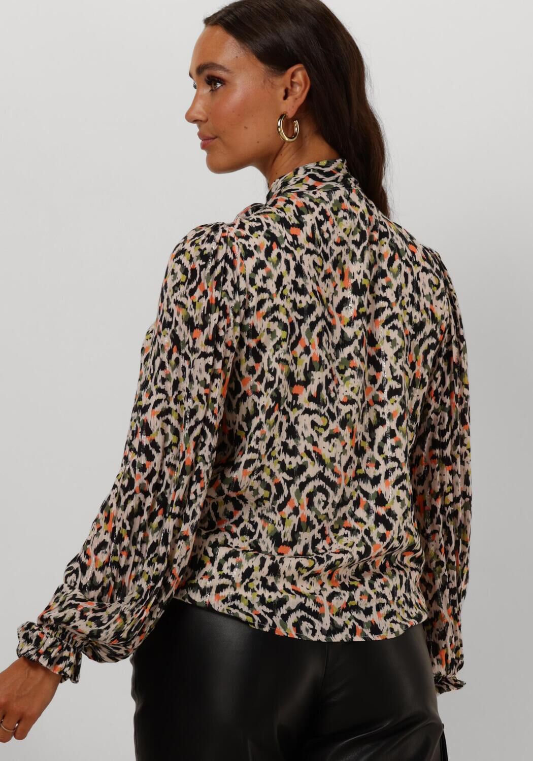 FREEBIRD Dames Blouses Bibian Bow Oranje