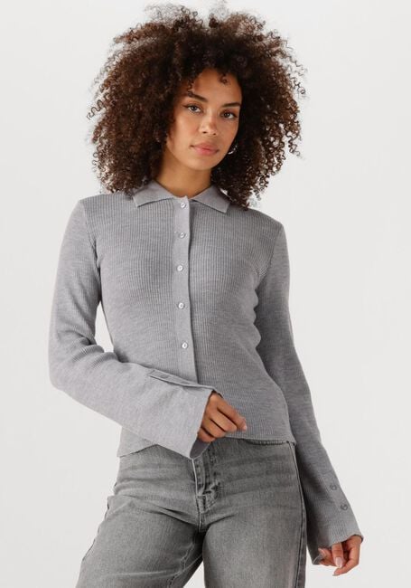 Grijze MODSTRÖM Vest HIROKIMD CARDIGAN - large