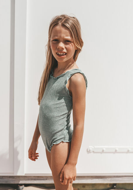 Groene SALTED STORIES Badpakken GLITTER SWIMSUIT - large