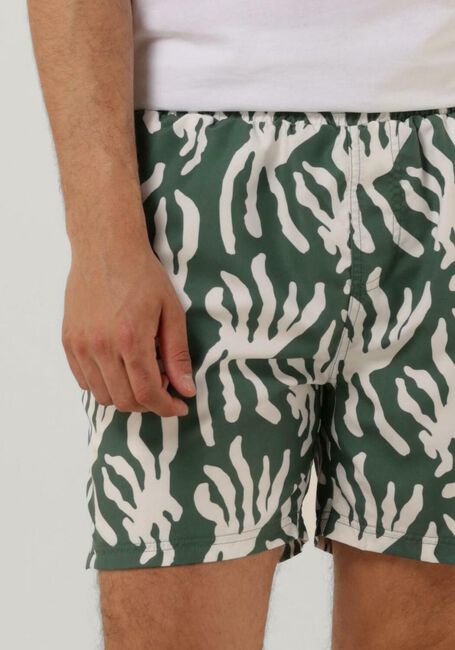 Olijf PUREWHITE Zwembroeken SWIMSHORT WITH ALL OVER PRINT - large