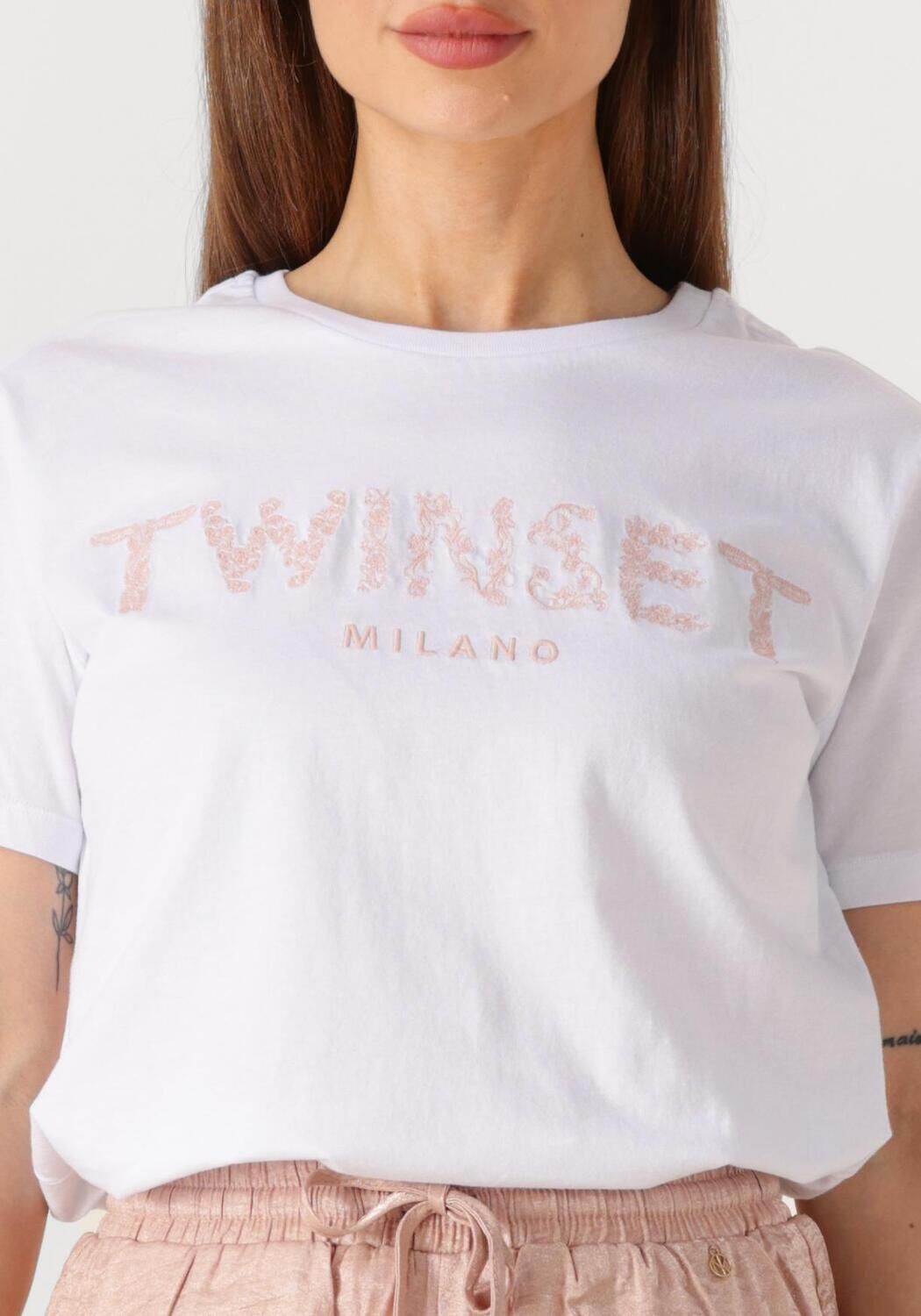 TWINSET MILANO Dames Tops & T-shirts 251tt2042 Wit