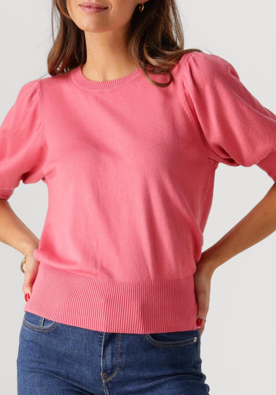 MINUS Dames Truien & Vesten Liva Knit Tee Roze