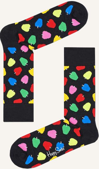Zwarte HAPPY SOCKS Sokken APPLE ONE Zwarte HAPPY SOCKS Sokken APPLE ONE - large