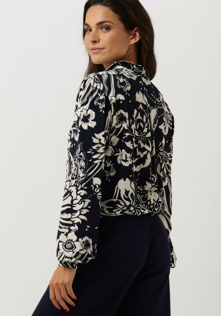 Blauwe VANILIA Blouses SWIRL BLOUSE - large