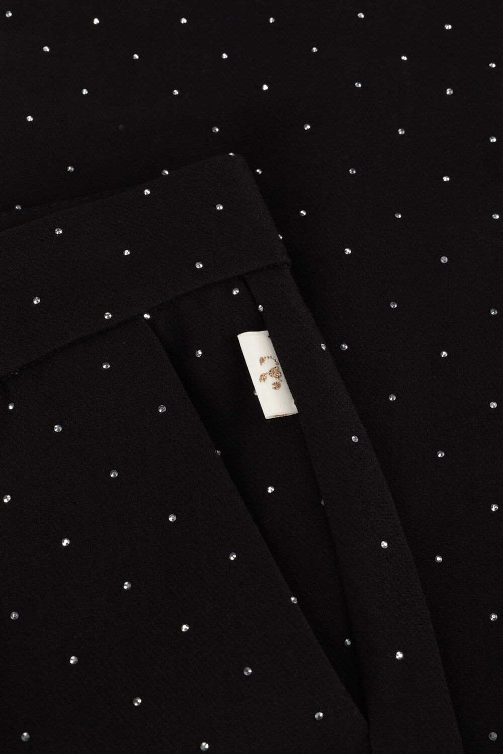 AI&KO Meisjes Broeken Chantalle Strass Vis 345 G Zwart