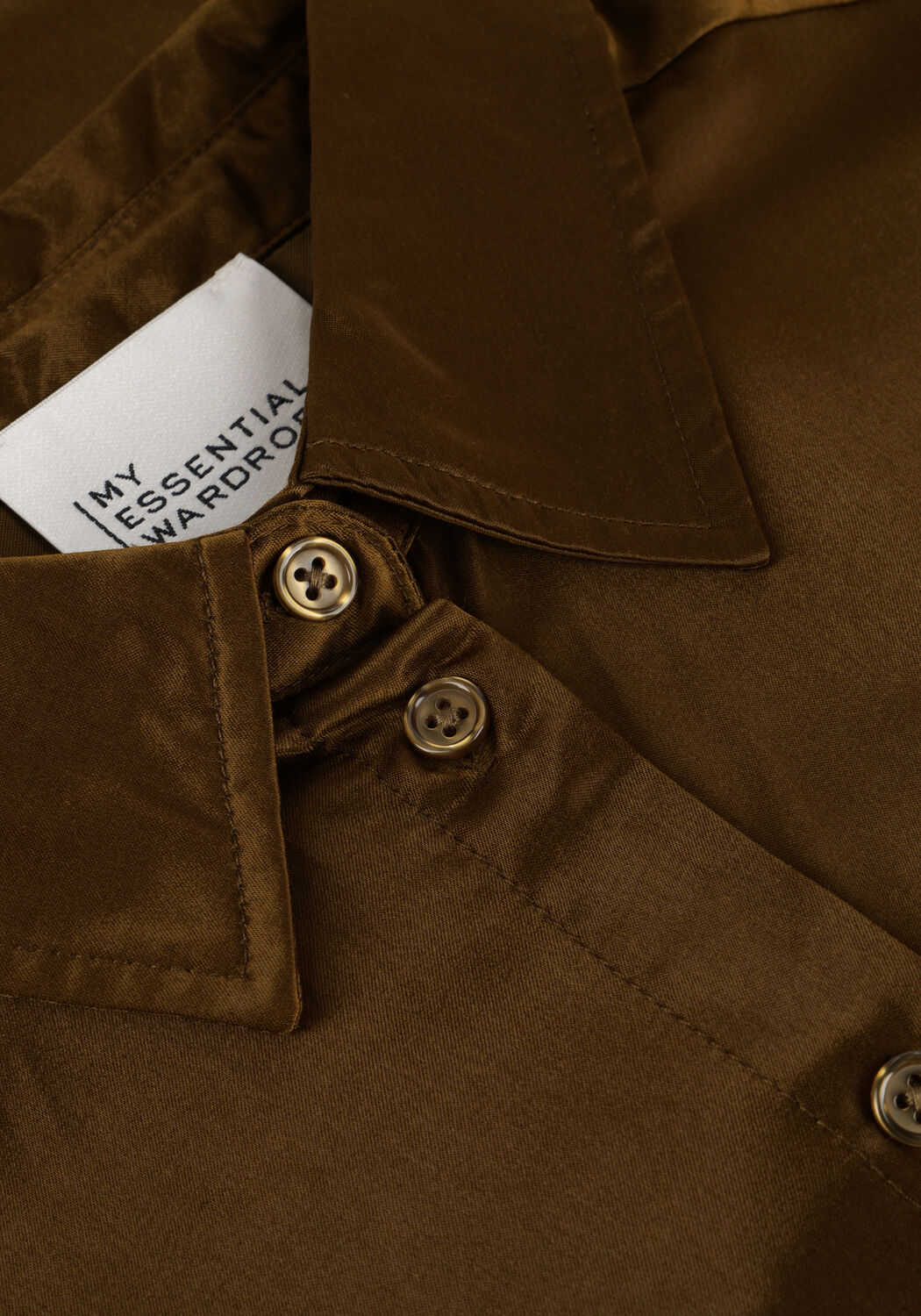 Donkergroene MY ESSENTIAL WARDROBE T-shirt ESTELLEMW SHIRT - large