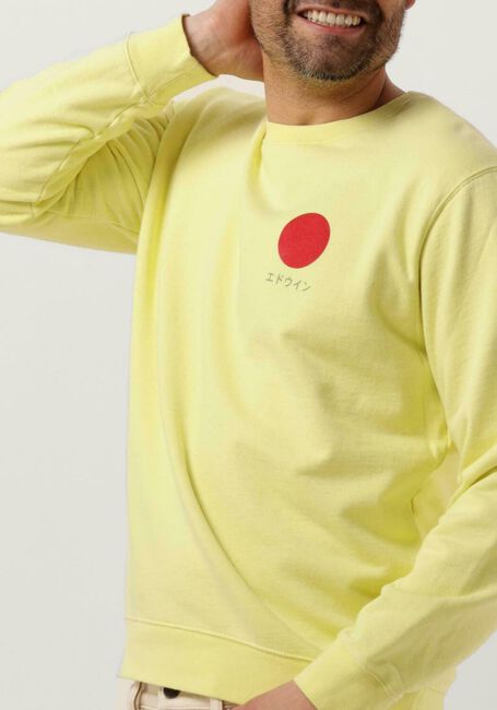 Gele EDWIN T-shirt JAPANESE SUN SUPPLY TS SINGLE JERSEY - large