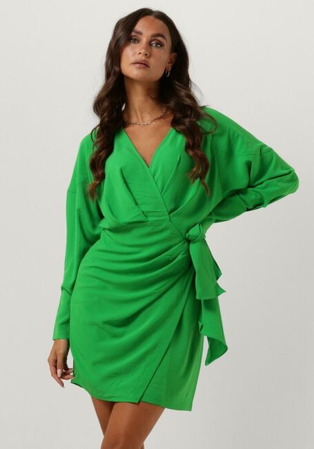 Groene FREEBIRD Mini jurk WV-DRAPE-PES-23-3 - large