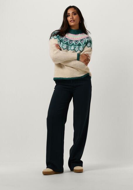 Beige Y.A.S. Trui YASICE LS KNIT PULLOVER - large