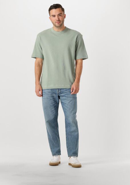 Groene SELECTED HOMME T-shirt SLHRELAXCALEB SS O-NECK TEE - large