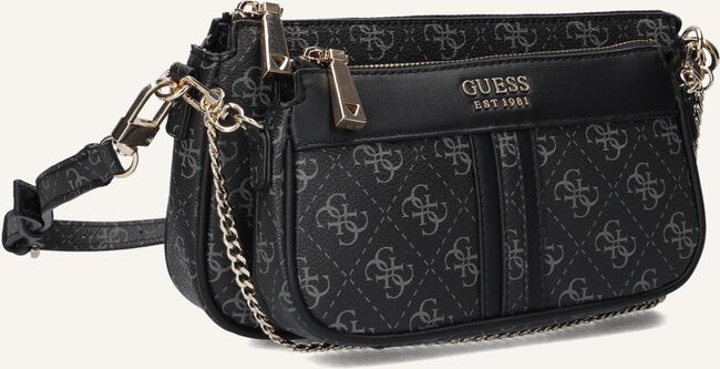 Zwarte GUESS Schoudertas KASINTA DOUBLE ZIP POUCH Zwarte GUESS Schoudertas KASINTA DOUBLE ZIP POUCH - large