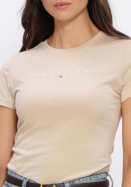 Zand TOMMY JEANS T-shirt TJW SLIM LINEAR TEE EXT - large