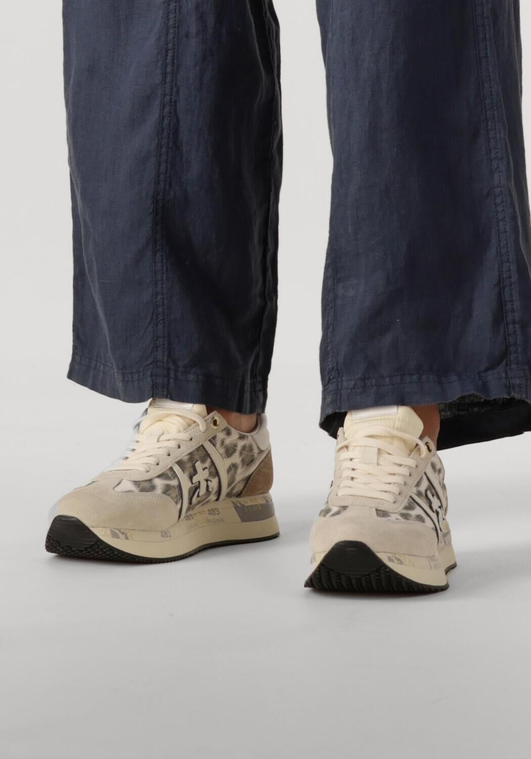 Beige PREMIATA Lage sneakers CONNY - large