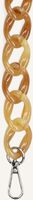 Bruine HVISK Schouderband CHAIN HANDLE - medium