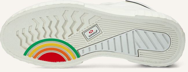 Witte SUPERGA Hoge sneakers 2696 STRIP MULTIC LOGO Witte SUPERGA Hoge sneakers 2696 STRIP MULTIC LOGO - large
