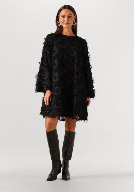 Zwarte Y.A.S. Mini jurk YASDIO LS MINI DRESS - large