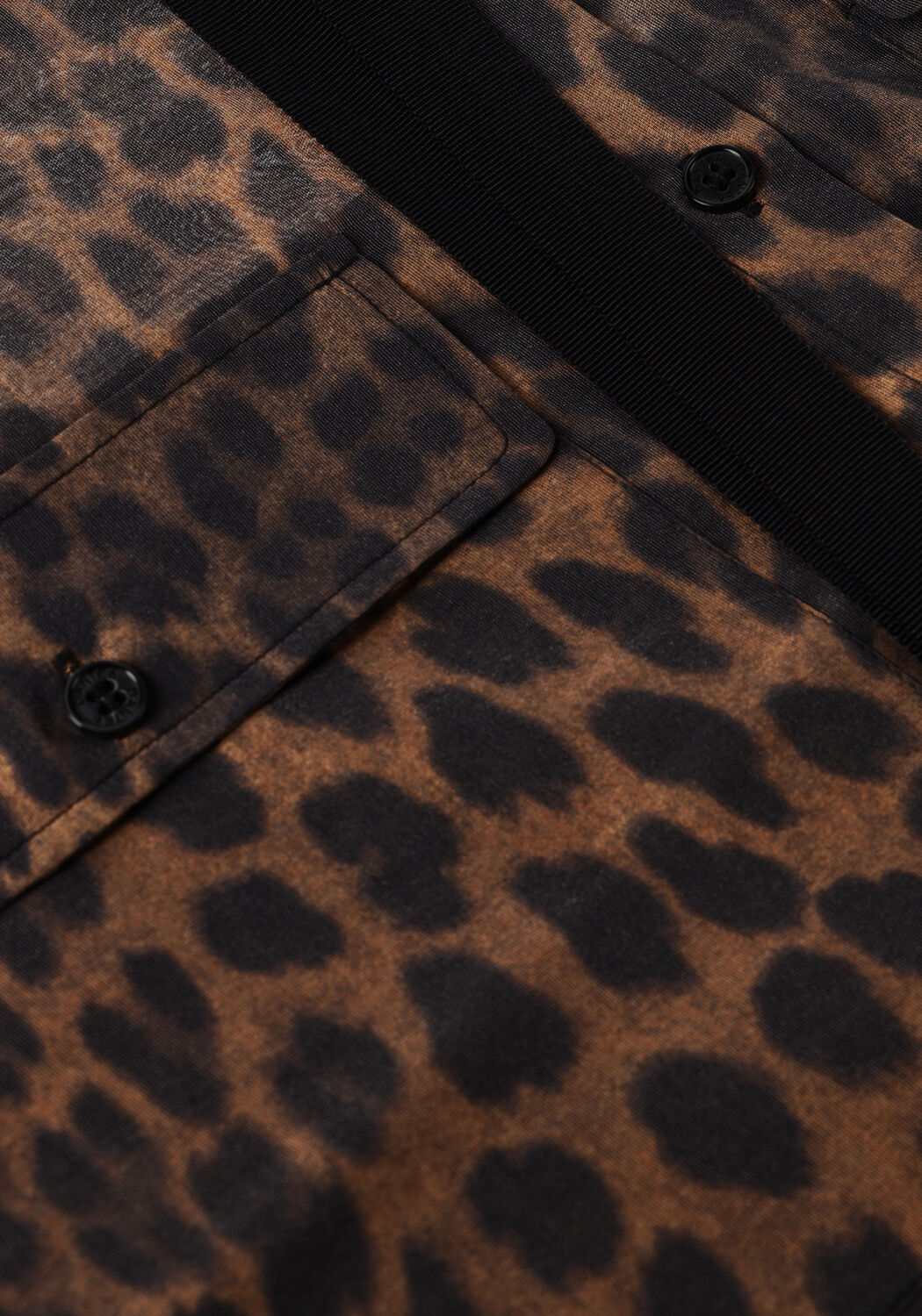 Bruine DANTE6 Blouses RIQUE LEOPARD SHIRT - large
