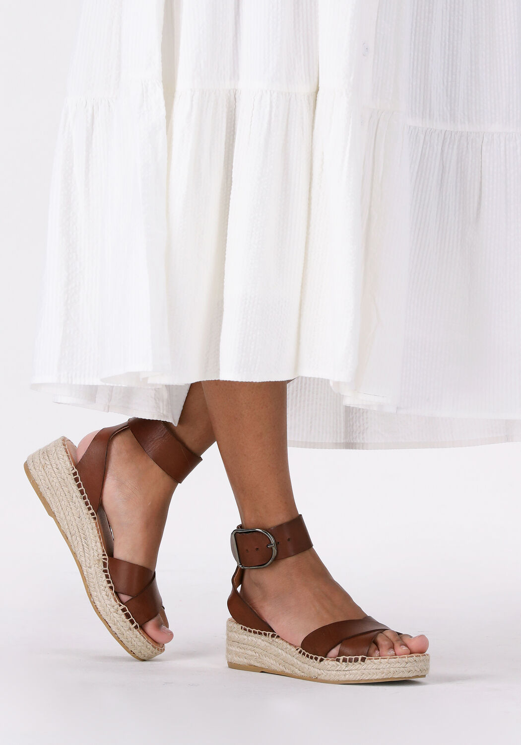 Cognac VIA VAI Sandalen GIANNA | Omoda