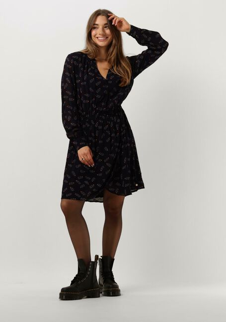 Paarse SCOTCH & SODA Mini jurk PRINTED MINI DRESS - large