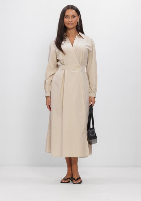 Beige MSCH COPENHAGEN Jurken MSCHSELMINA DRESS - large