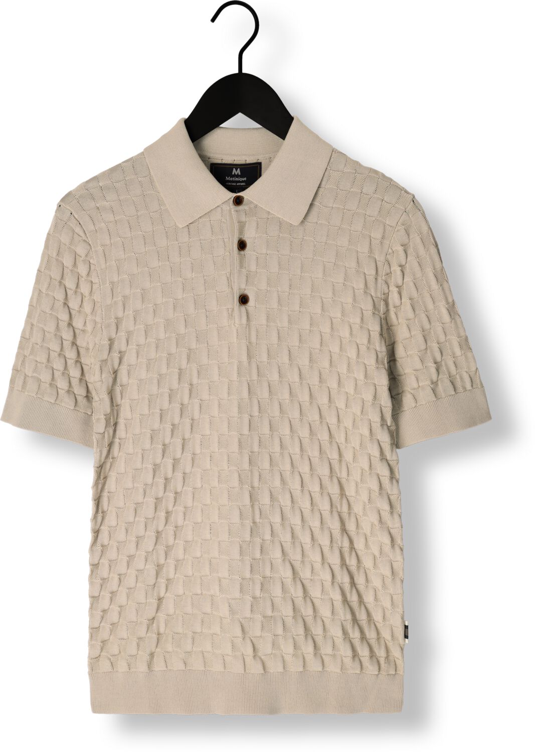 MATINIQUE Heren Polo's & T-shirts Mapolo Bb Heritage Taupe