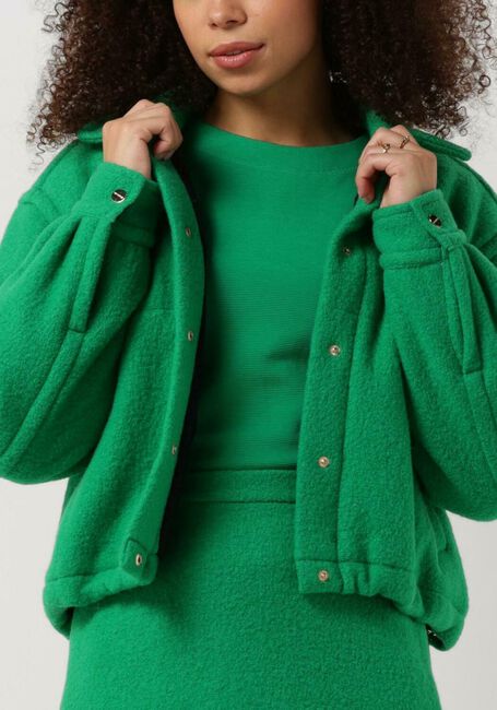 Groene VANILIA Jack CURL WOOL CROP - large