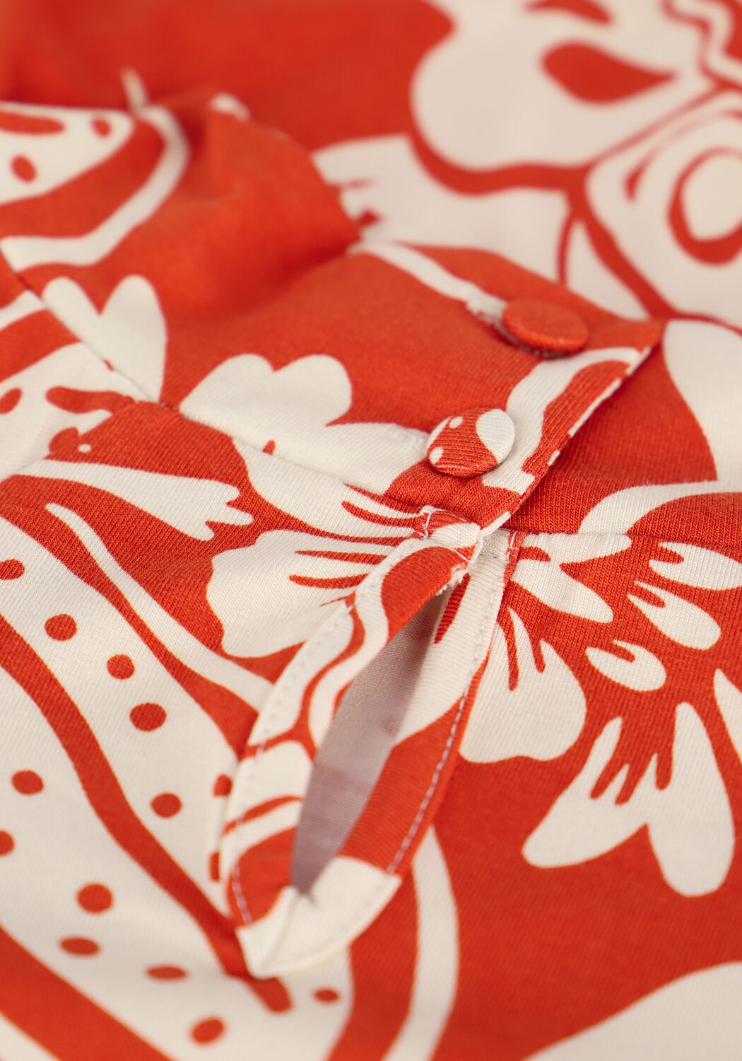 Oranje JANSEN AMSTERDAM Top NATHALIE - large