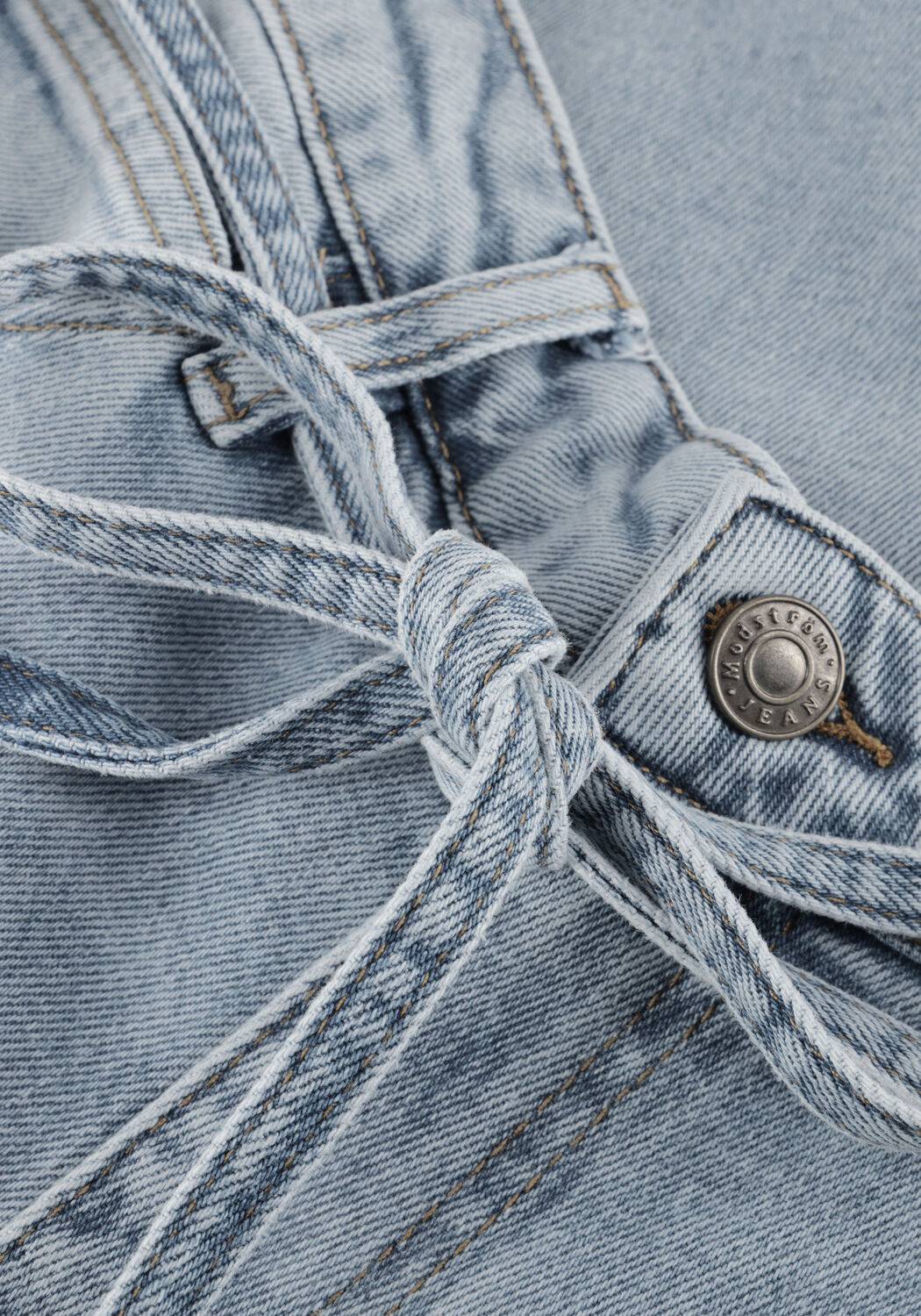 Blauwe MODSTR&Ouml;M Wide jeans ISOLDEMD SOLID PANTS - large