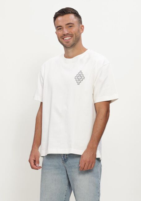 Gebroken wit JC RAGS T-shirt T-SHIRT SHORT SLEEVE ARVIN EMBRO - large