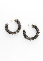 Gouden NOTRE-V Oorbellen EARRING STONES - medium