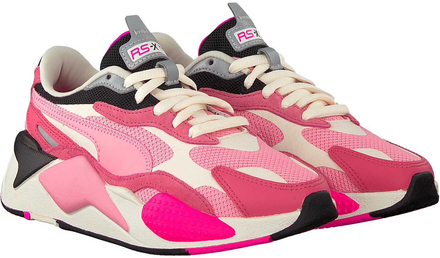 Roze PUMA Lage sneakers RS-X3 PUZZLE | Omoda Roze PUMA Lage sneakers RS-X3 PUZZLE | Omoda